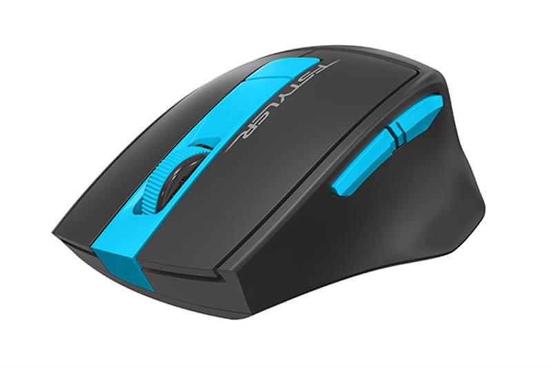 Мышь беспроводная A4Tech FG30 2.4GHz оптическая 1000-2000 DPI от батарейки Black/Blue (29709823) - фото 4 Мышь беспроводная A4Tech FG30 2.4GHz оптическая 1000-2000 DPI от батарейки Black/Blue (29709823) - фото 4