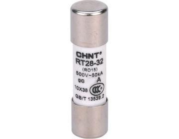Запобіжник циліндричний плавкий CHINT RT28-32 4A gG/gL 10х38 мм (520475)