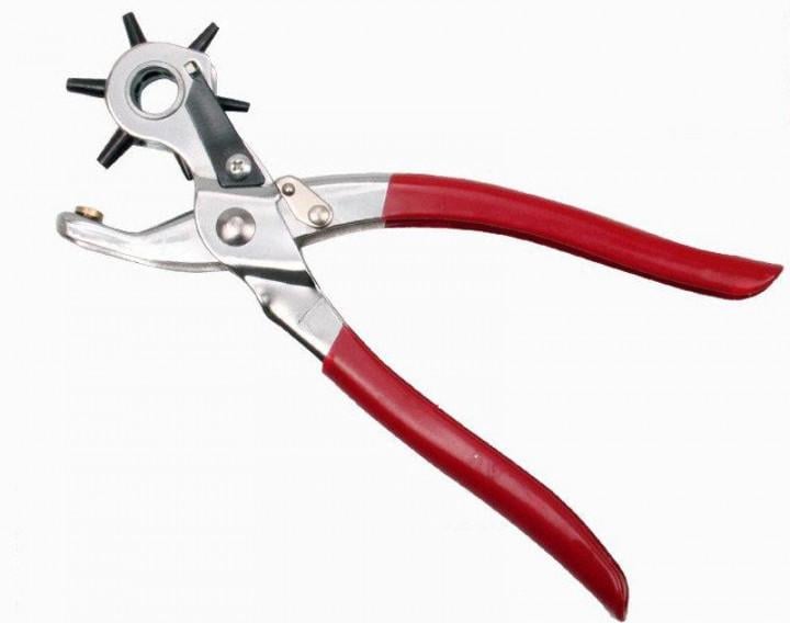 Пробійник для шкіри/картону револьверний 2-4,5 мм 6 розмірів (287879)