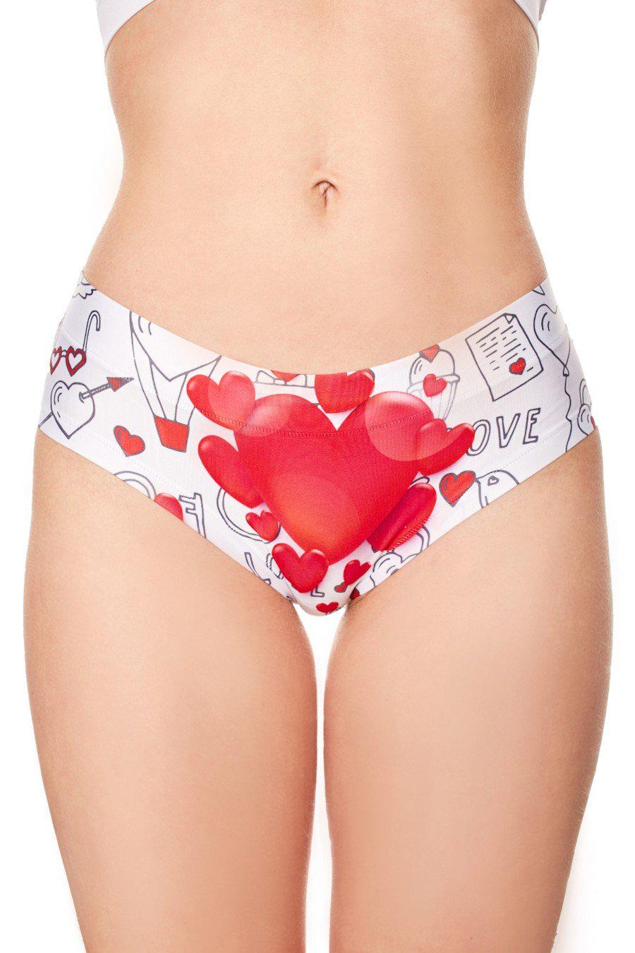 Трусики женские Mememe слип с ярким принтом L Разноцветный (83601-59448-82)