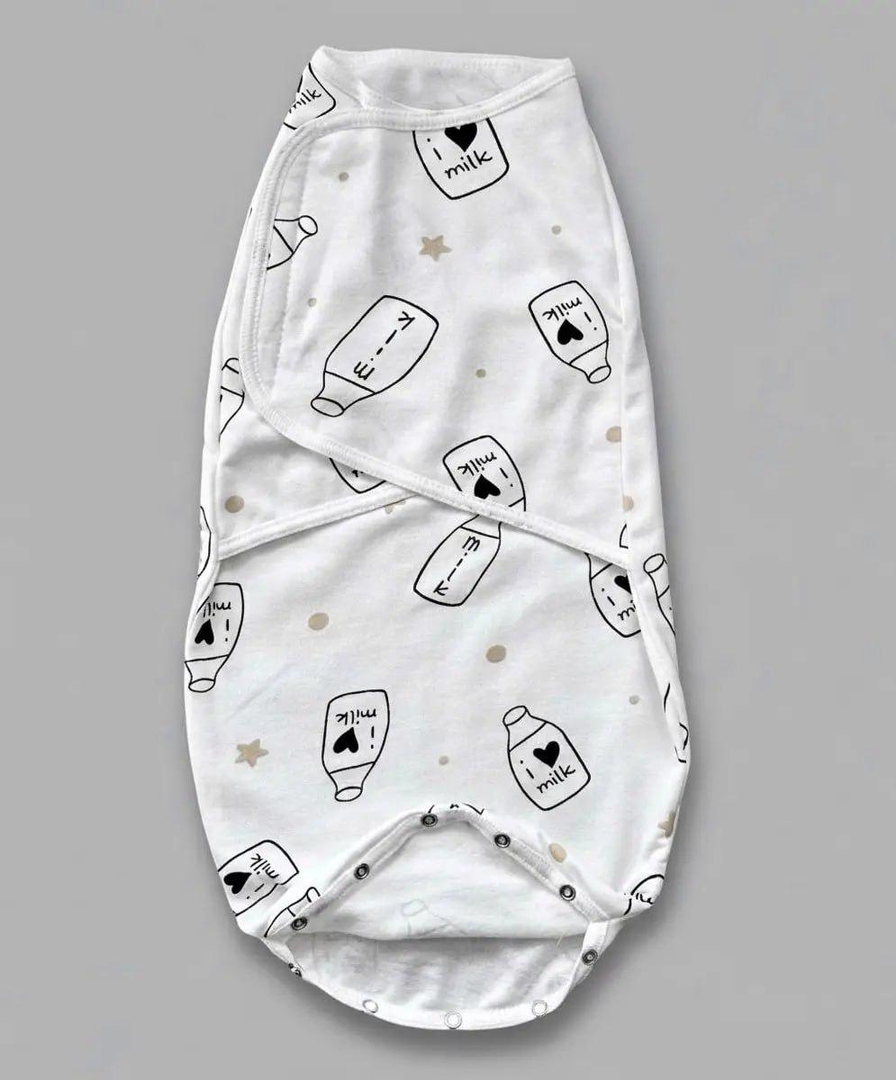 Пеленка-кокон на липучках I Love Milk евро байка №116 0-6 мес. (144067)