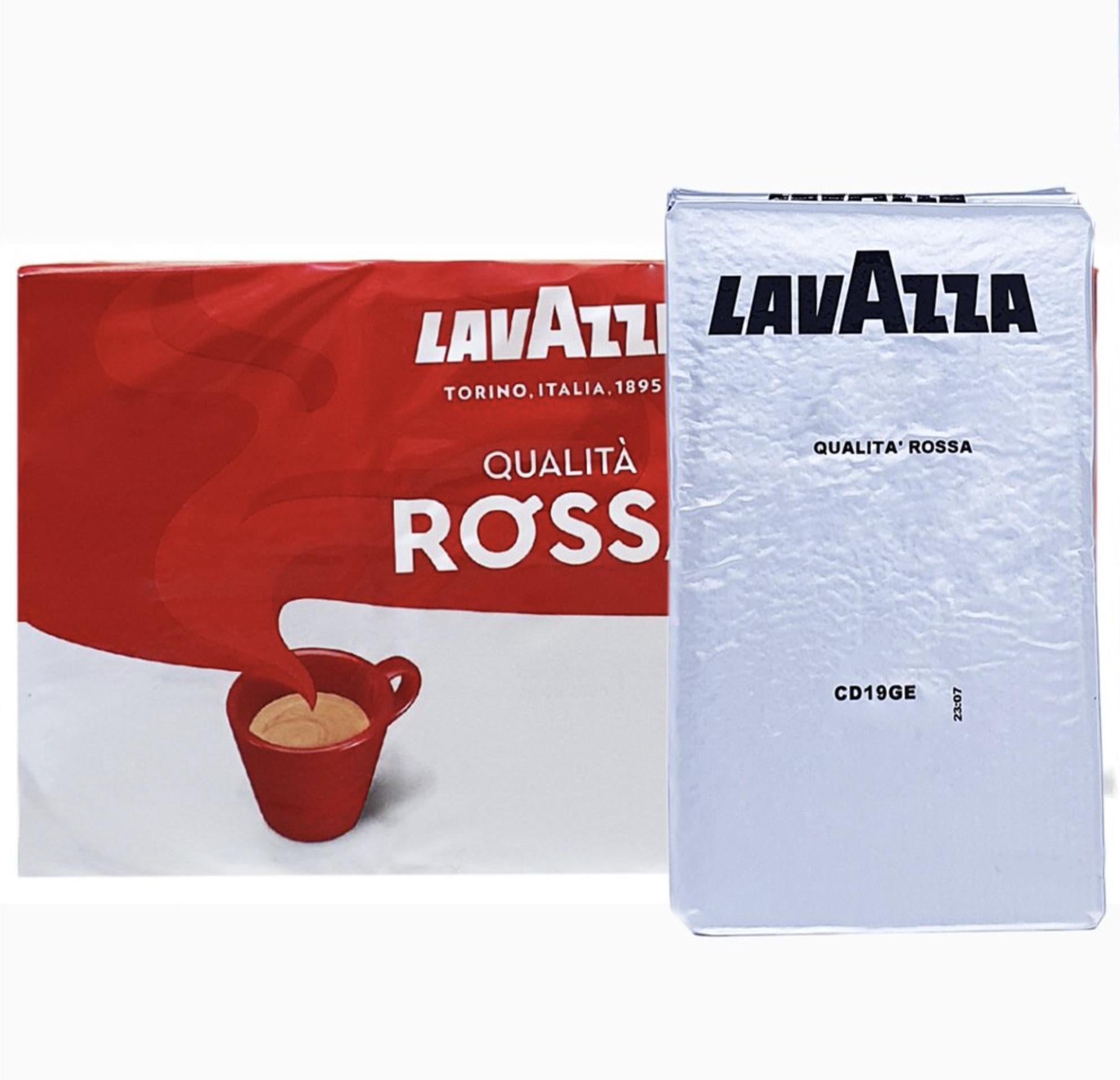 Кава мелена Lavazza Qualita Rossa silver Оригінал спайка 2x250 г (2174)