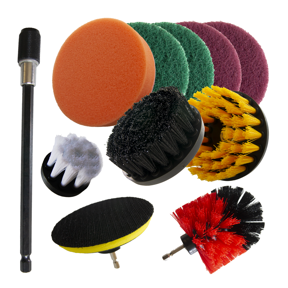 Набор щеток и насадок для шуруповерта TAGRED TA4200 1/4 11 шт.