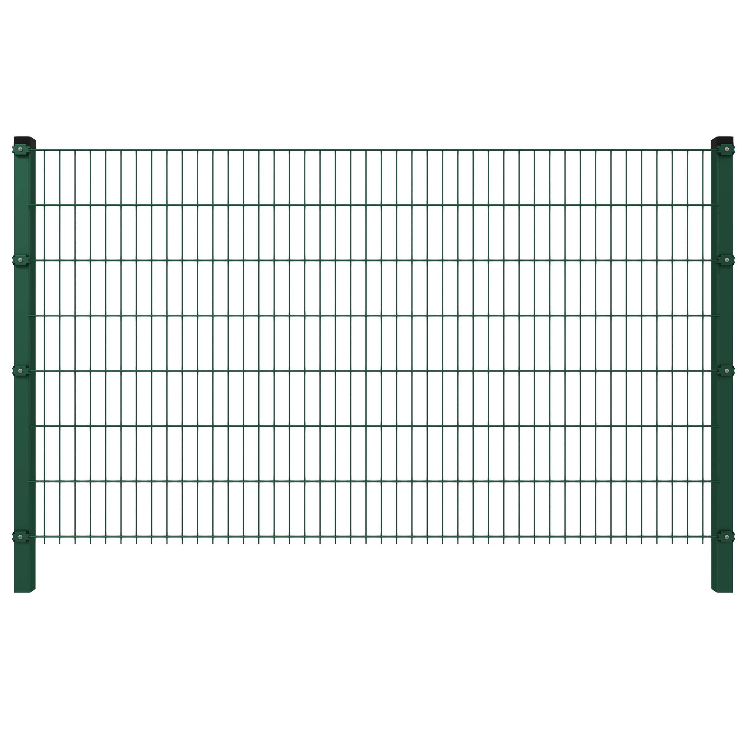 Секция ограждения Сітка Захід Дуос 2х2,5 м Зеленый RAL6005