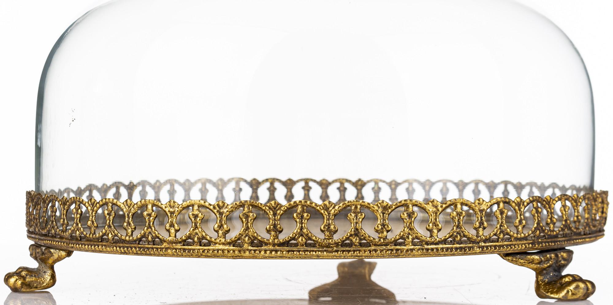 Таця ручної роботи Antyk з скляною кришкою 18x25x25 см (157666) - фото 5