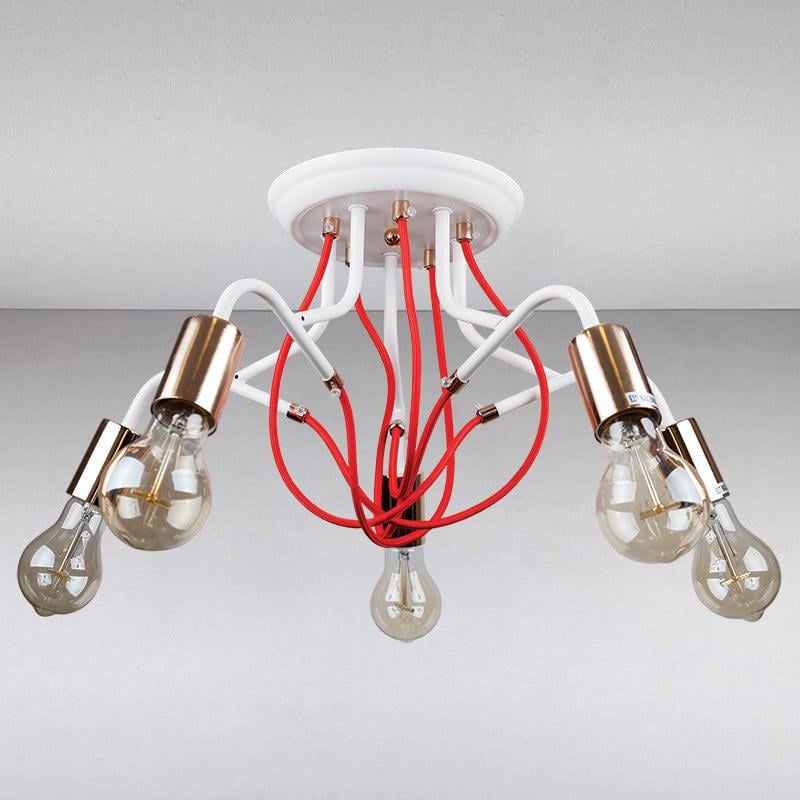 Люстра стельова Light House LS-13429-5 Білий Люстра стельова Light House LS-13429-5 Білий