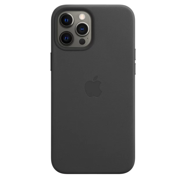 Оригінальний шкіряний чохол на Apple Iphone 12 / 12 Pro Black