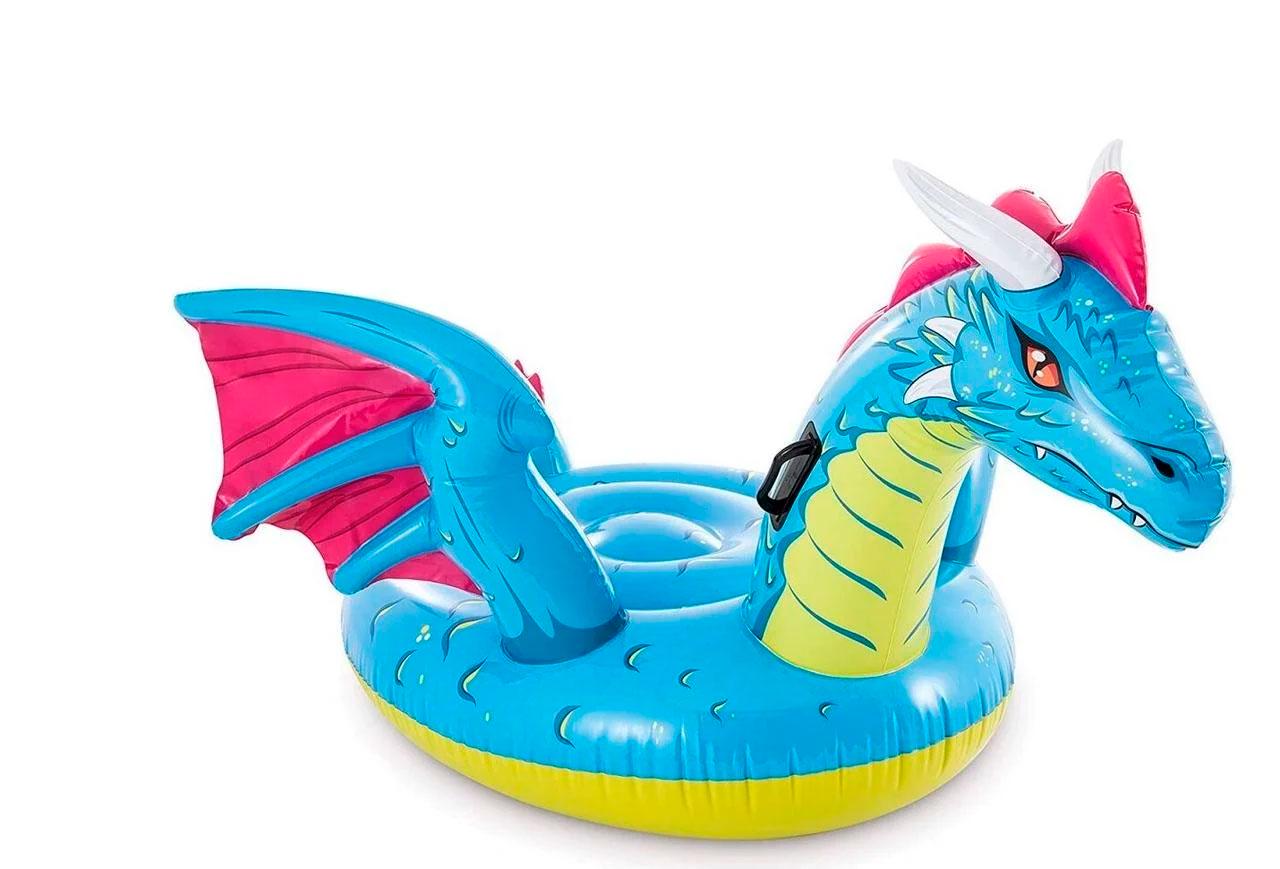 Надувний матрац для плавання Intex 57563 Плотик дракон (14865291)
