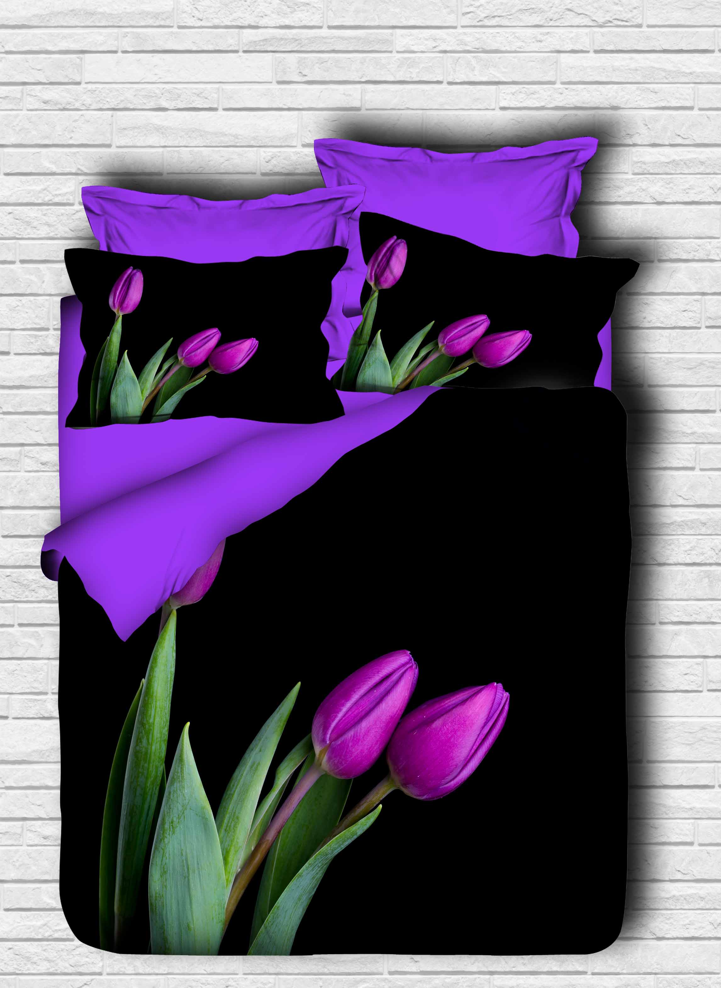 Комплект постельного белья Lighthouse ranforce/3D Royal Tulip 200х220/50х70 см 2 шт.