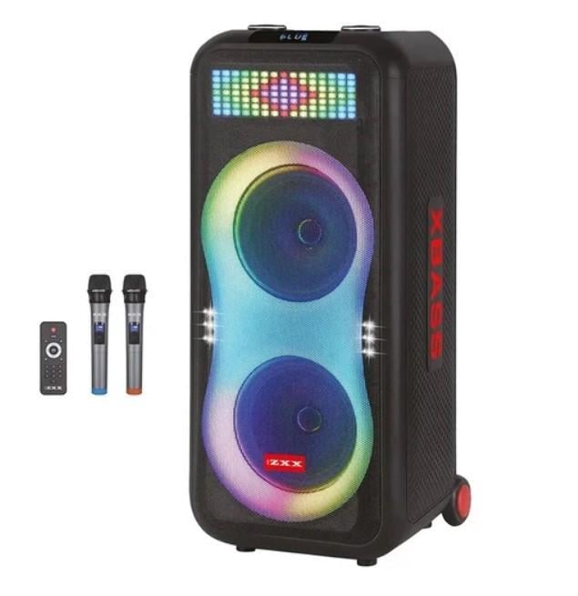 Портативная колонка ZXX-1510 100 Вт 2х10" 7000 мАч Bluetooth/TWS/USB/TF/FM (2104619589)