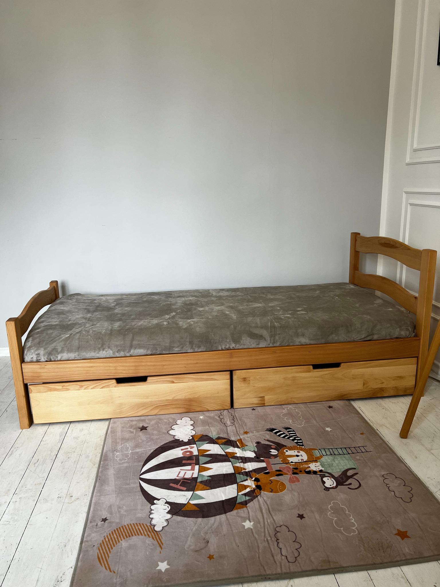 Кровать подростковая Goydalka Paris с ящиком 190x80 см Натуральный - фото 4