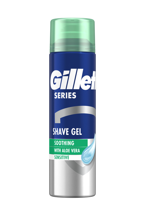 Гель для бритья мужской GILLETTE Series Sensitive Aloe 200 мл