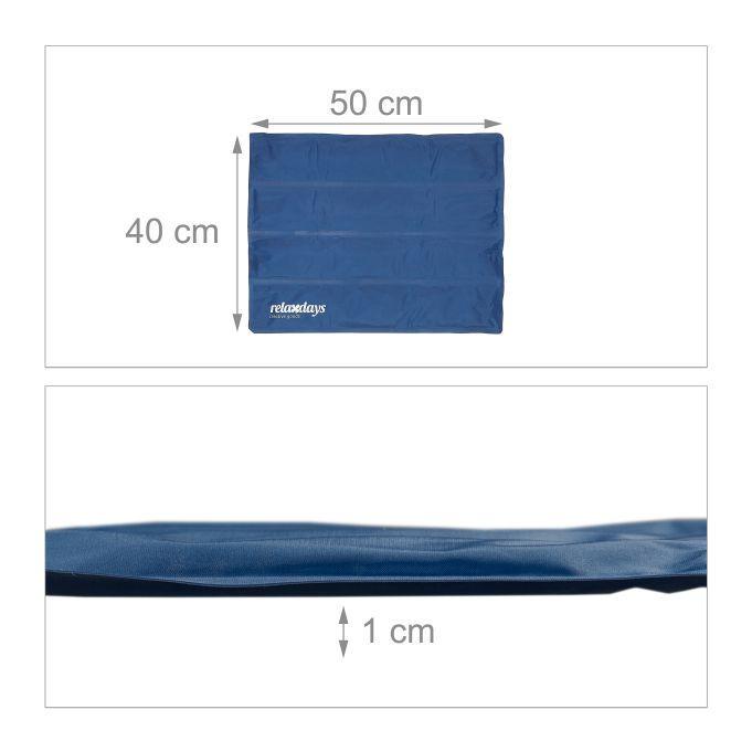 Килимок для собак і кішок Relaxdays гель ПВХ що самоохолоджується легко чиститься без електрики 90x50 см - фото 4