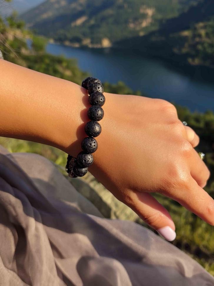 Браслет из лавы (4666)