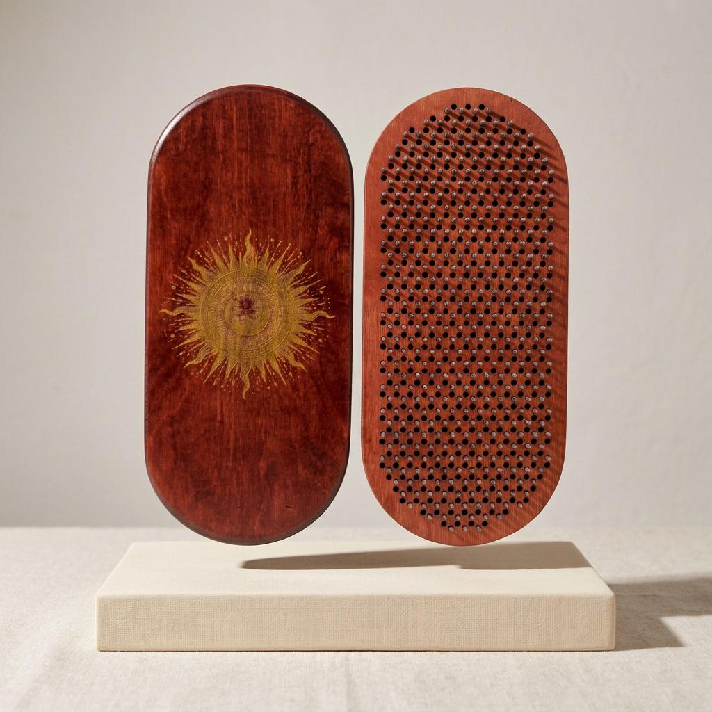 Доска Садху Krok Солнечный Диск оцинкованные гвозди 10 мм Вишня (TY-016-1)