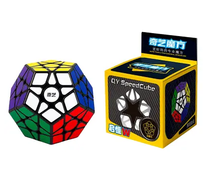 Кубик Мегамінкс QiYi QiHeng W Megaminx Black (QY3124)