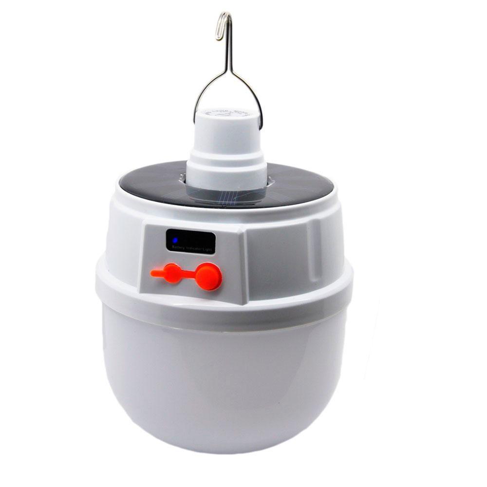 Фонарь аккумуляторный кемпинговый Bailong BL-2022 Solar с солнечной панелью 5 Вт (7694)