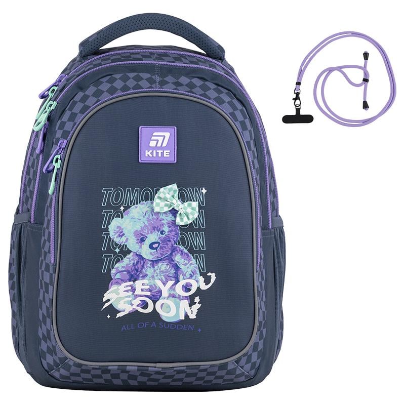 Школьный рюкзак KITE Education teens K25-8001M-3 с ортопедической спинкой (995348)