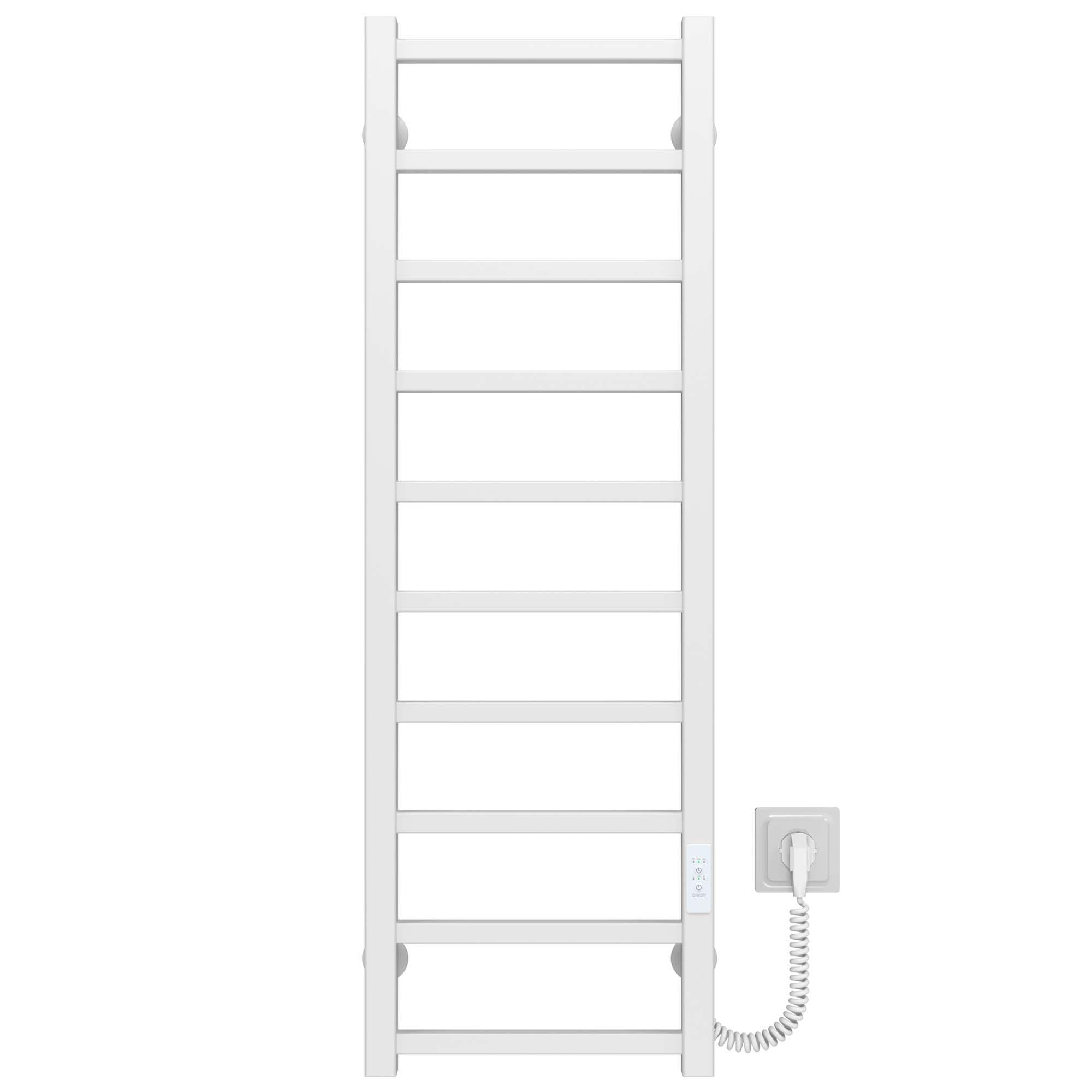 Полотенцесушитель электрический Deffi Forest П10 WD04 нержавеющая сталь 300х1000 мм Белый (A.FR.100.30.10.EWR4)
