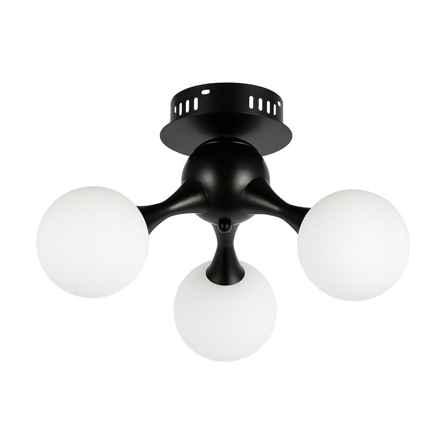 Люстра молекула потолочная Levistella 7529817-3 BK/WH плафон белый Черный