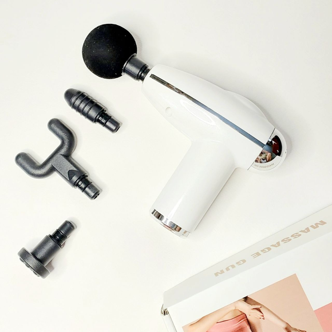 Массажер для тела и мышц перкуссионный MDHL MINI-8119 ручной Белый Массажер для тела и мышц перкуссионный MDHL MINI-8119 ручной Белый