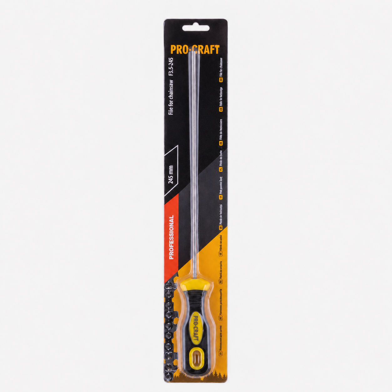 Напильник для цепных пил Procraft F3.5-245 3,5 мм 245 мм 1/4" Напильник для цепных пил Procraft F3.5-245 3,5 мм 245 мм 1/4"