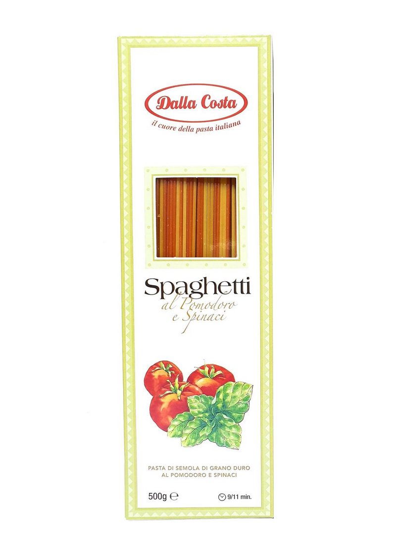 Спагетті Dalla Costa Spaghetti al Pomodoro e spinaci з помідором та шпинатом 500 г (19070878) - фото 1