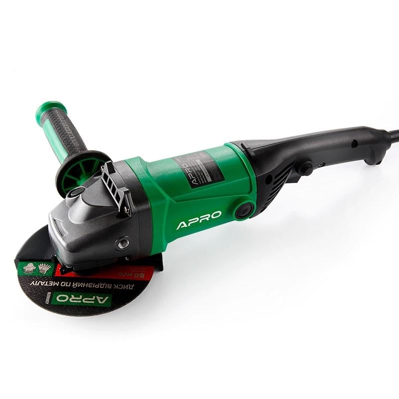 Машина шлифовальная угловая Apro 150/1500 (899009) - фото 2 Машина шлифовальная угловая Apro 150/1500 (899009) - фото 2