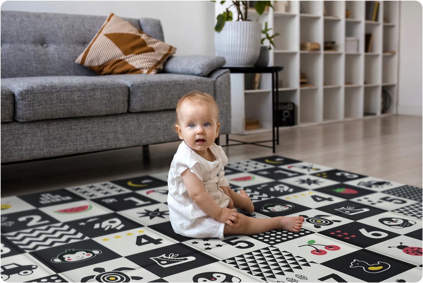 Термоковрик детский Nukido NK-340 двухсторонний складной 200х180х1 см (15343909) - фото 10