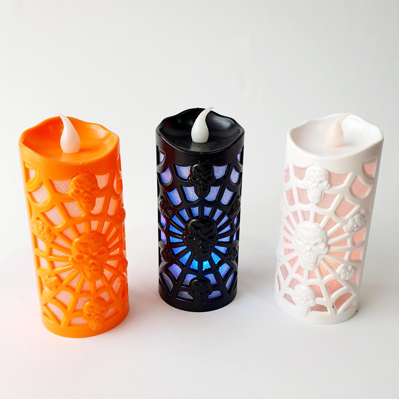 Комплект декоративних свічок на Хелловін 10х5 см