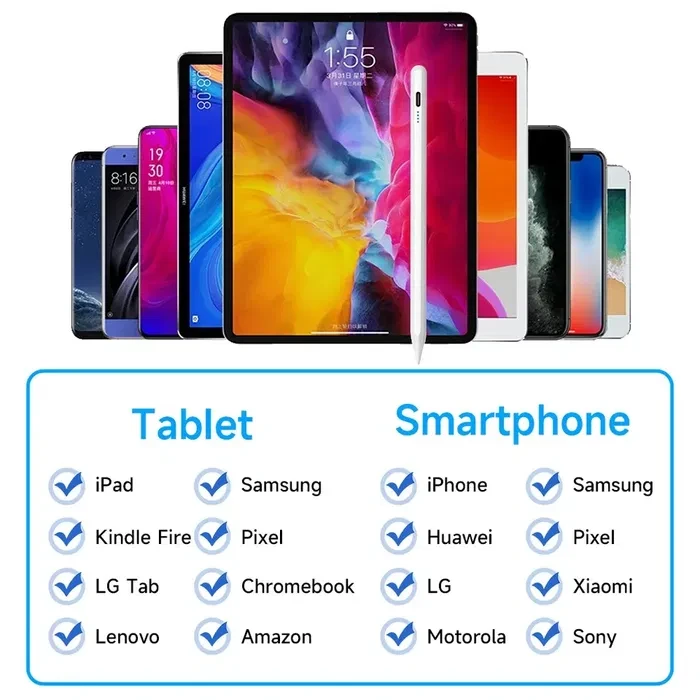Стилус универсальный Android iOS Windows Черный (А000052-4) - фото 4 Стилус универсальный Android iOS Windows Черный (А000052-4) - фото 4
