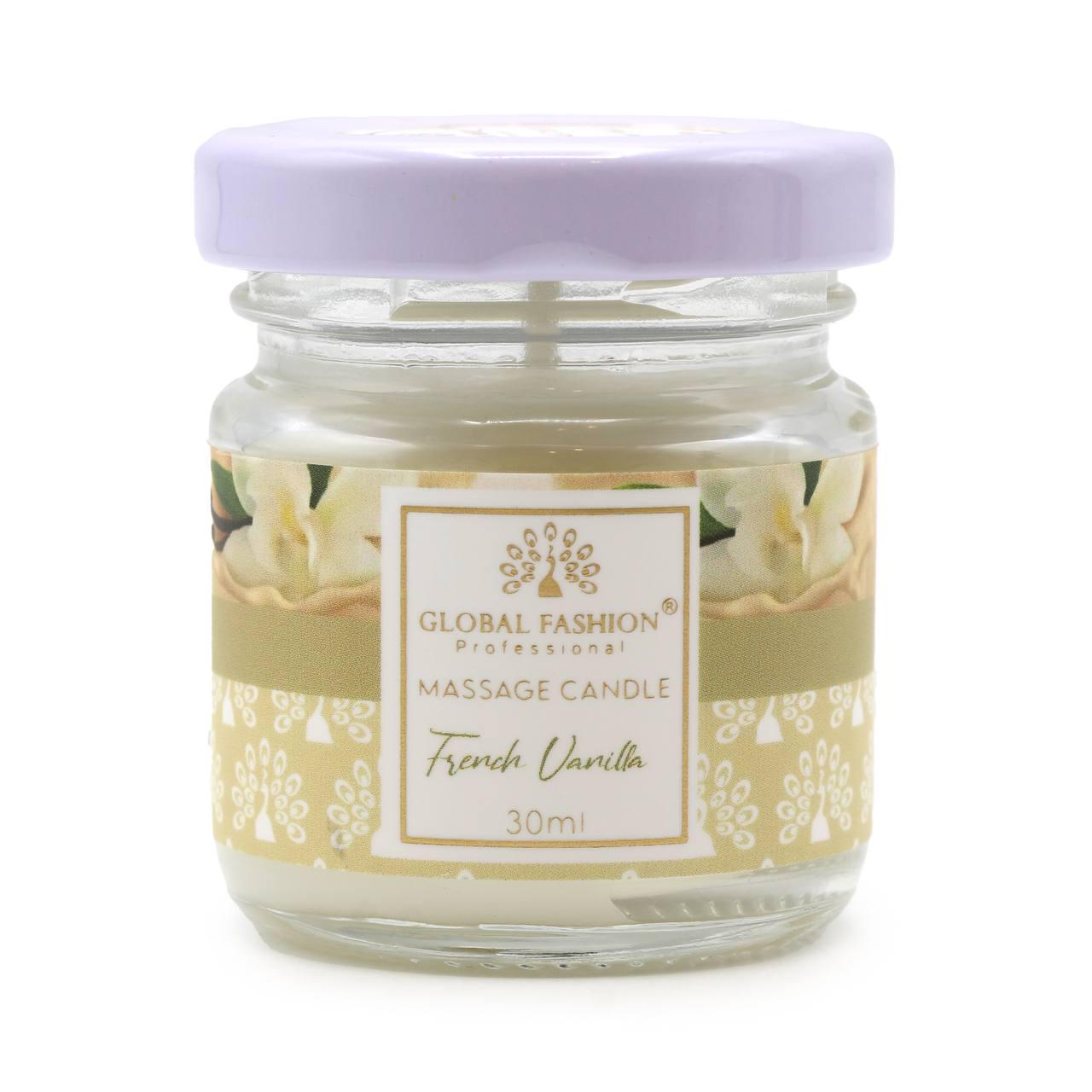 Свічка масажна Global Fashion Frenceh Vanilla 30 мл