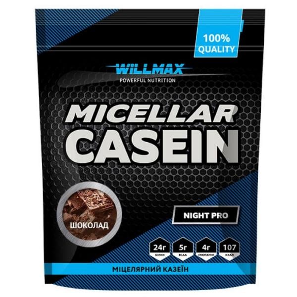 Протеин Willmax Micellar Casein Chocolate 900 г/30 порций (000021914)