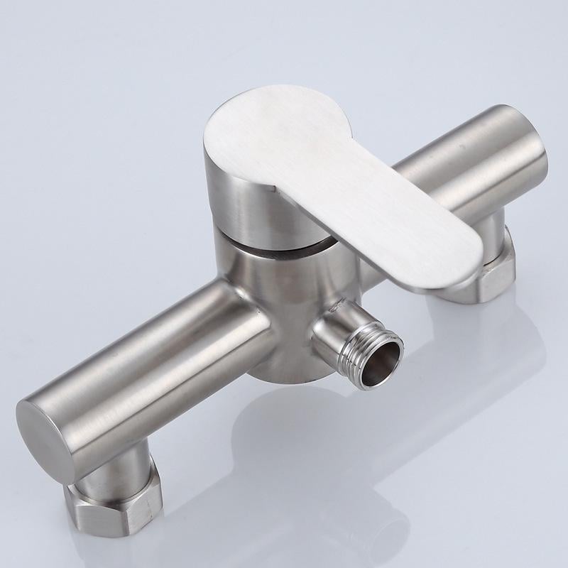 Смеситель для душа Aqua Compact из нержавеющей стали с шлангом и лейкой (SUS304_1025) - фото 6 Смеситель для душа Aqua Compact из нержавеющей стали с шлангом и лейкой (SUS304_1025) - фото 6