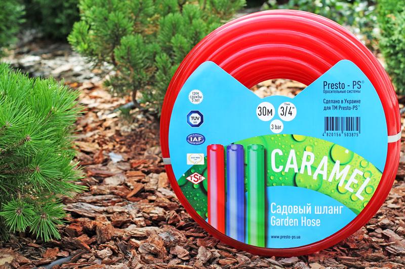 Шланг поливальний Presto-PS силікон садовий Caramel 3/4" 20 м Червоний (SE-3/4 20) - фото 4