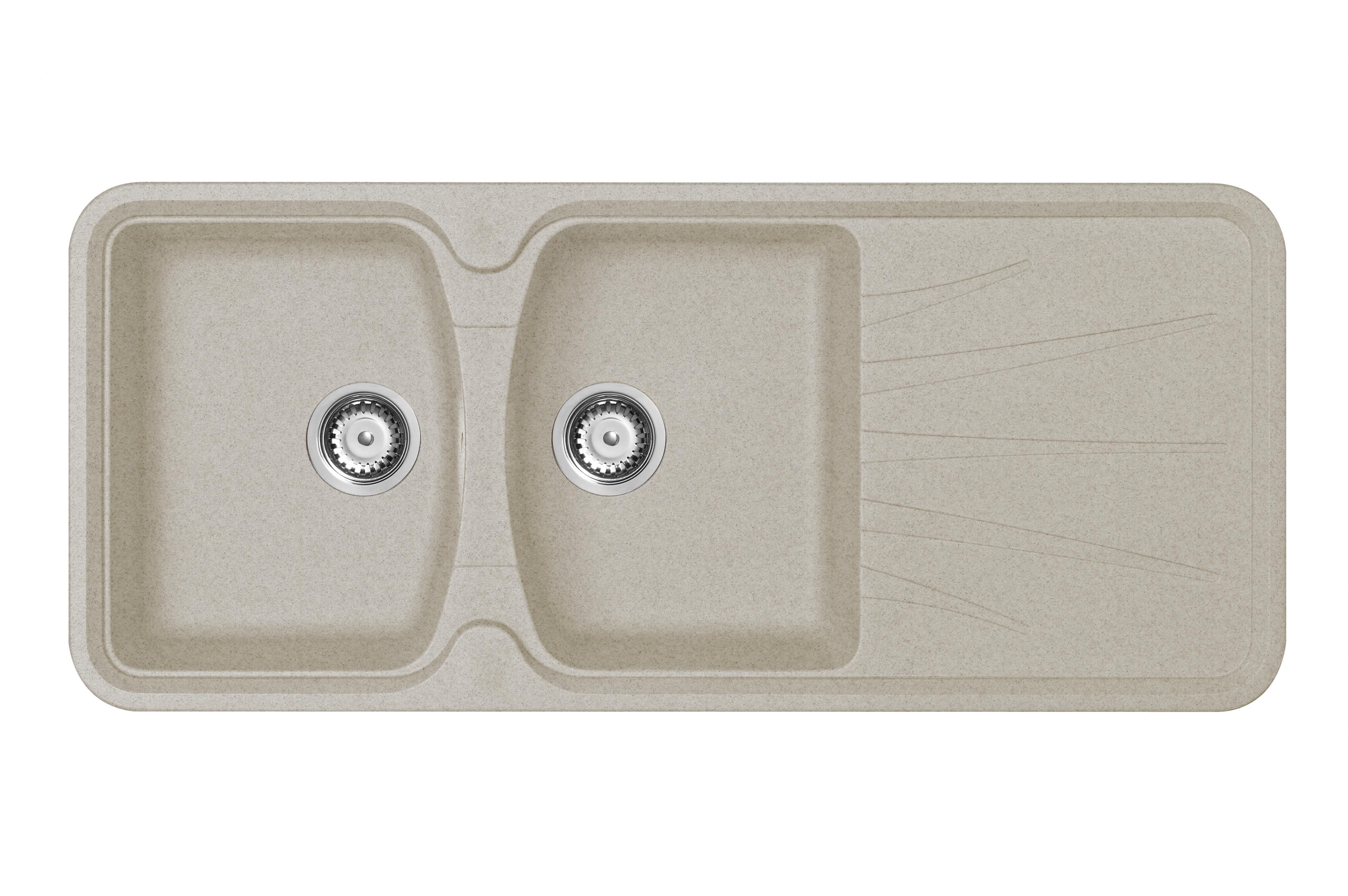 Кухонная мойка LONGRAN KORONA 2.0B Бежевый (Bermuda Sand) - фото 1