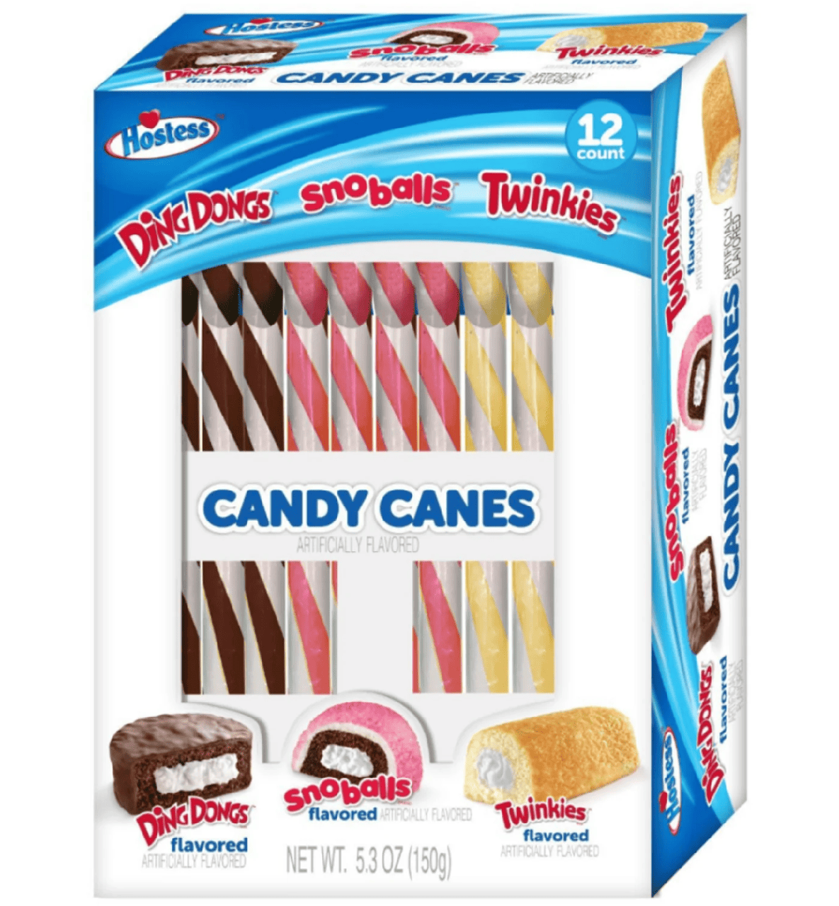 Леденцы-трости Hostess Assorted Candy Canes 150 г (2828747025)