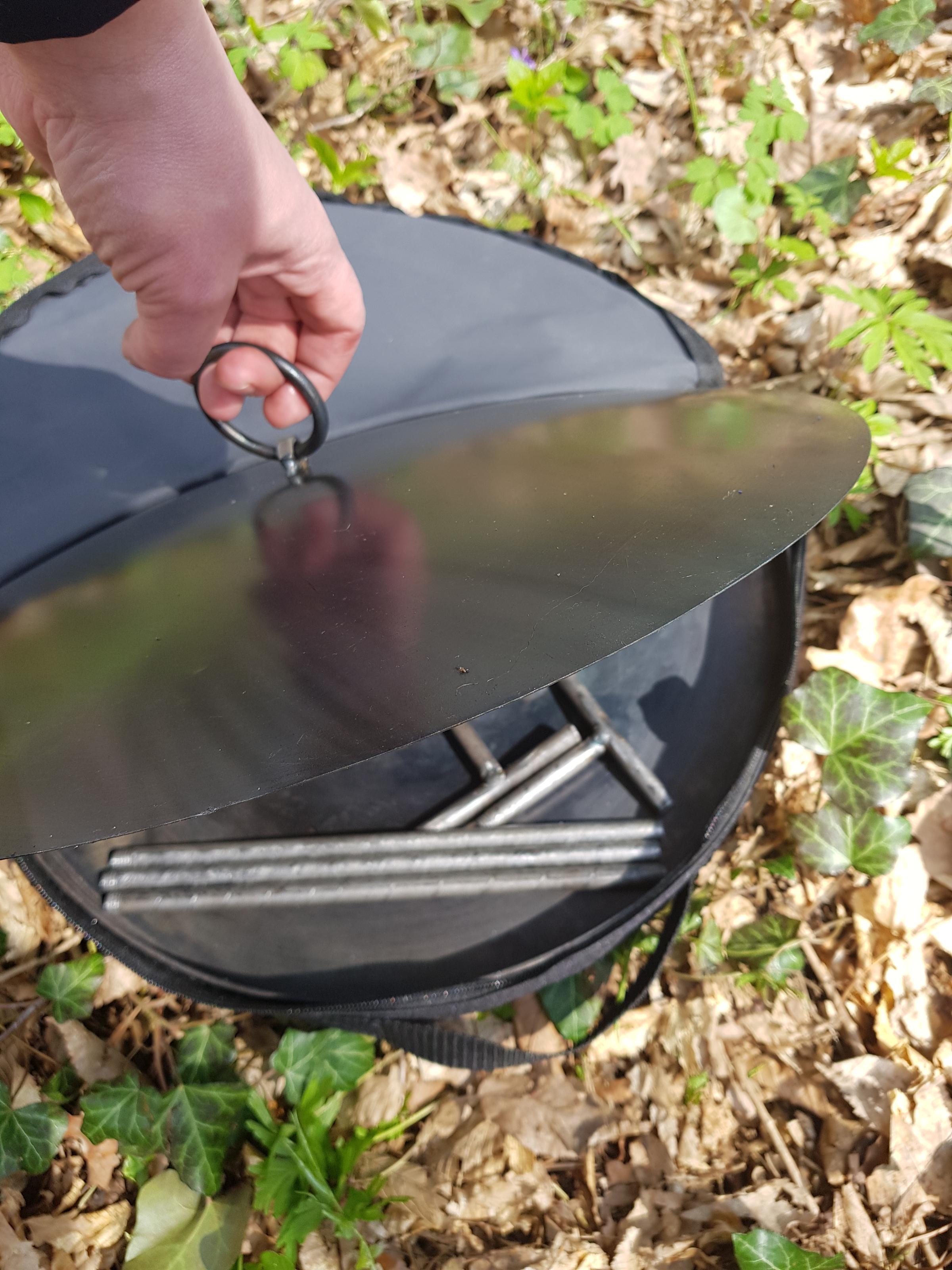 Сковорода с диска бороны GrillKov с бортиком толщина металла 6 мм d 40 см (2104) - фото 3