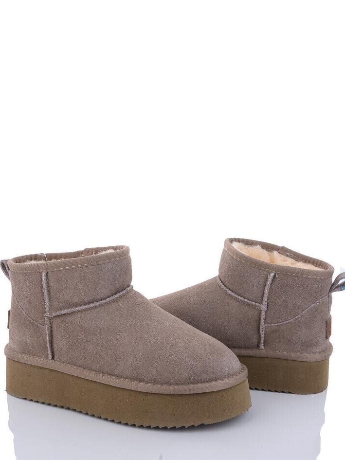 Замшеві уггі на овчині ITTS AN801-16 р. 39 Молочний