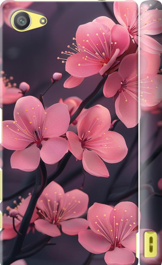 Чехол на Sony Xperia Z5 Compact E5823 Пурпурная сакура (6075m-322-42517) Чехол на Sony Xperia Z5 Compact E5823 Пурпурная сакура (6075m-322-42517)