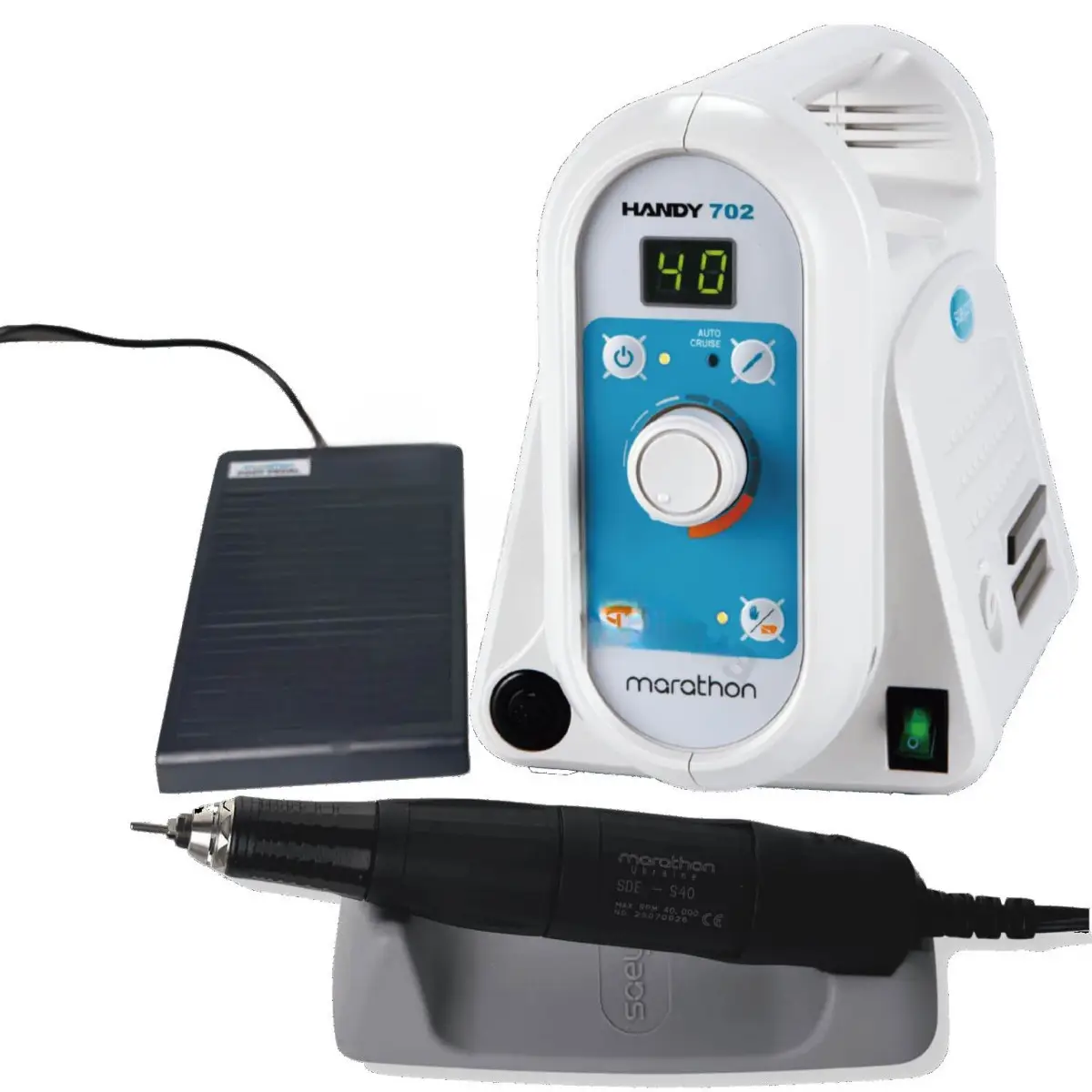 Фрезер для педикюра Saeyang Marathon Handy 702 с ручкой S40 100 Вт