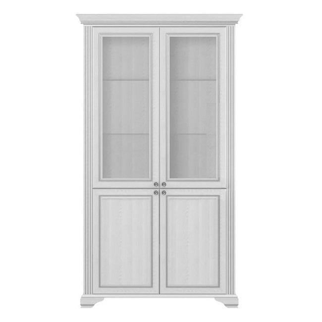 Витрина для кабинета Gerbor Оригинал Вайт 1260х430х2210 мм Белый (4953)