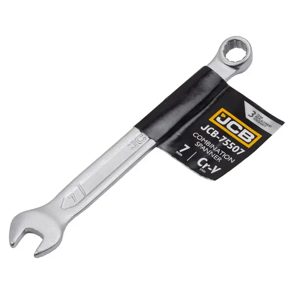 Ключ рожково-накидний JCB (BAMFORD) Tools CR-V 7 мм (75507) - фото 1 Ключ рожково-накидний JCB (BAMFORD) Tools CR-V 7 мм (75507) - фото 1
