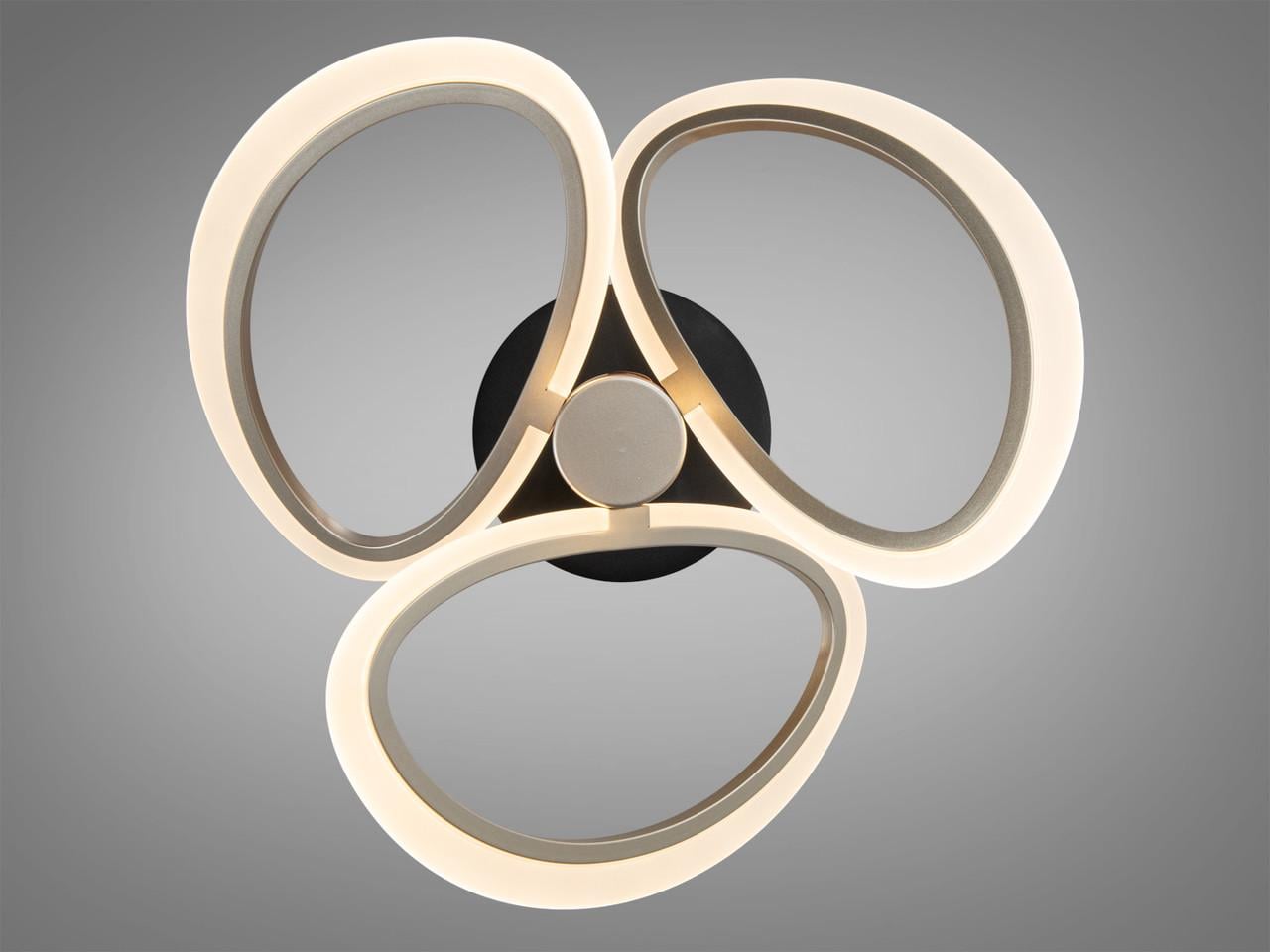 Люстра светодиодная для гостиной WG5144-3 45 Вт без пульта Шампань (2893692215)