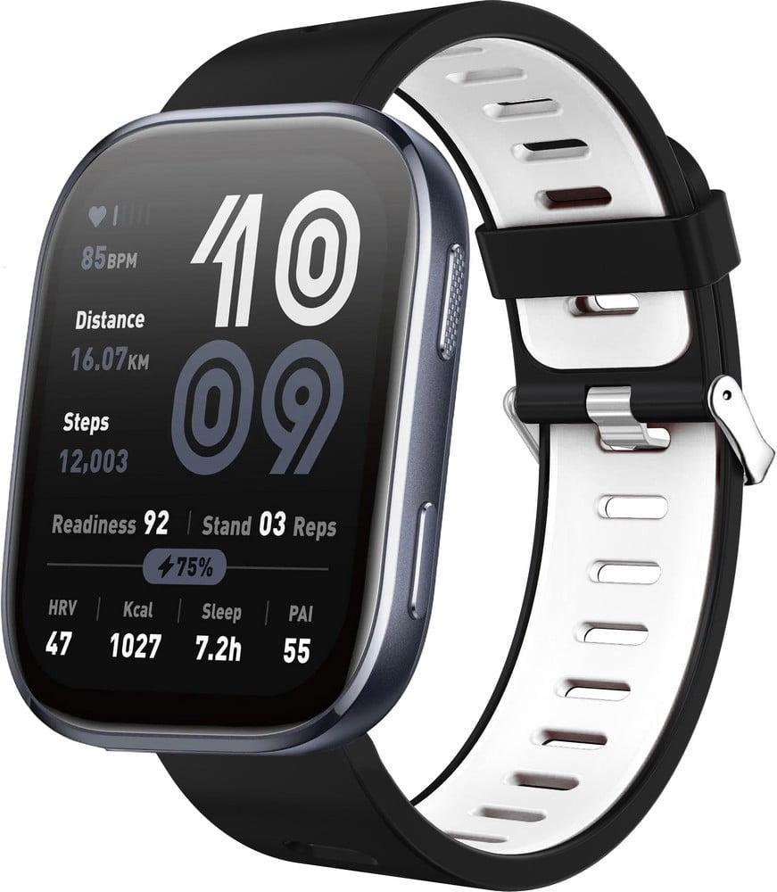 Ремешок Traf для смарт-часов Amazfit Bip 6 Black/White (40559-1E)