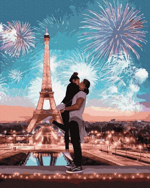 Картина по номерам Brushme "Салют в Париже" 40х50 см (BK-GX36067)