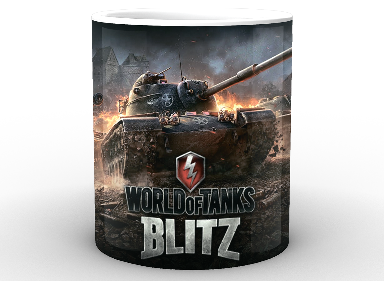 Чашка GeekLand Мир танков постер 330 мл