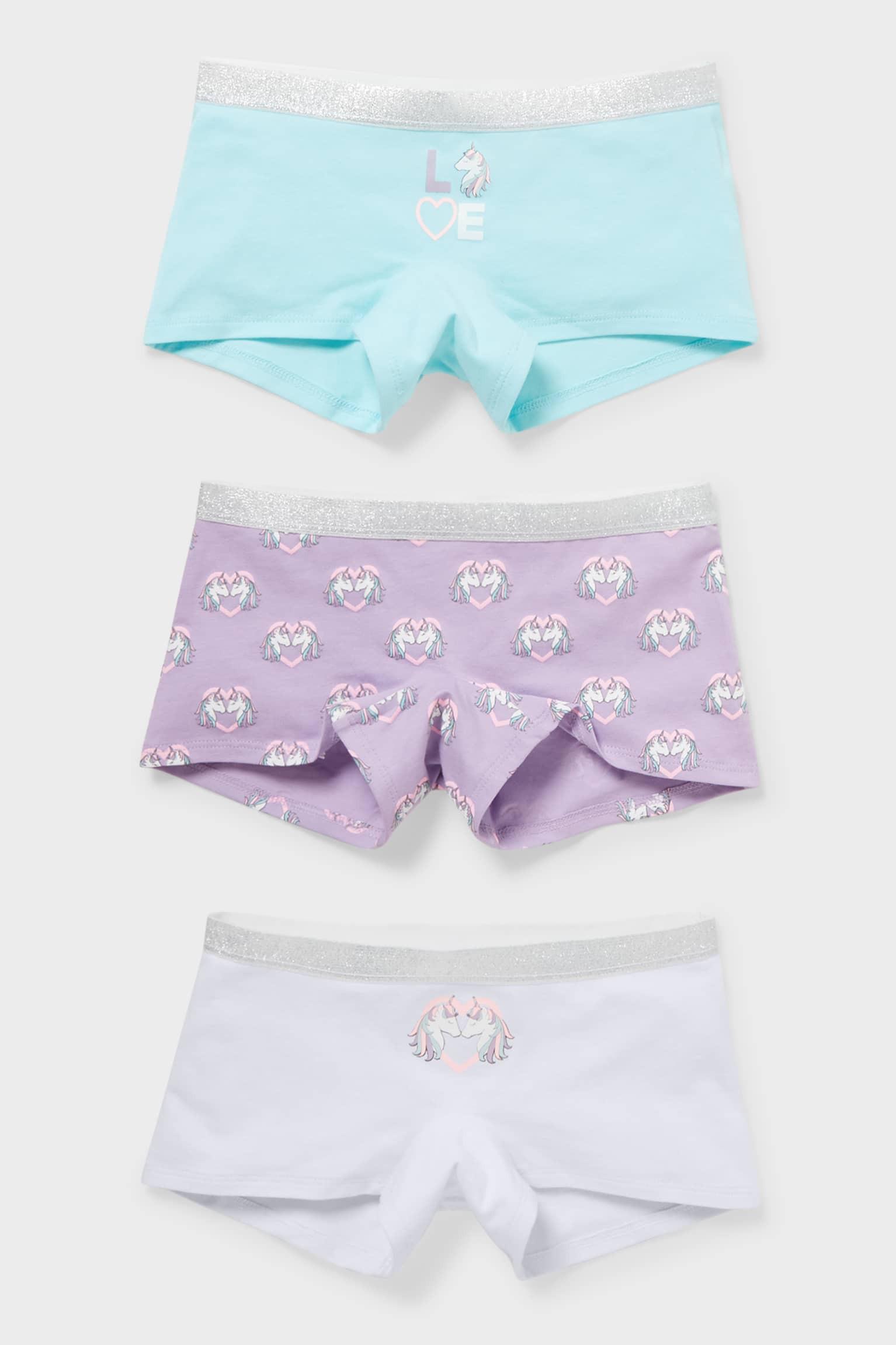 Трусики для девочки C&A 2118712 146-152 см 3 шт. (a4faab40)