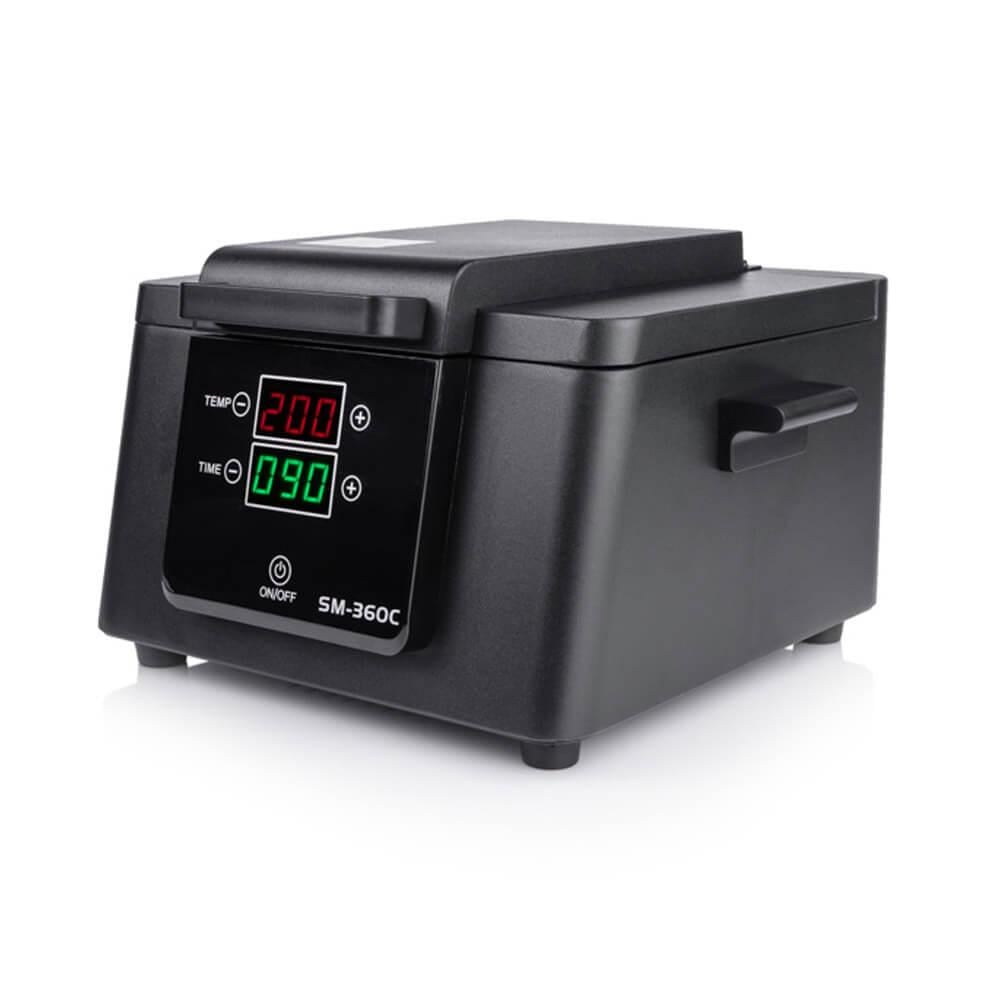 Сухожарова шафа цифрова SM-360C PRO Nail для стерилізації манікюрних інструментів 200 °C Black (35855)