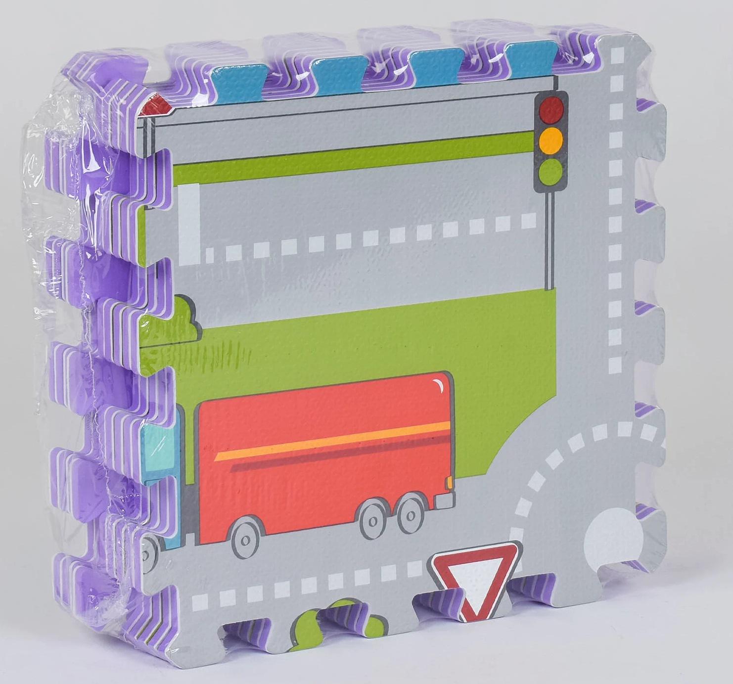 Килимок-пазл ігровий TK Union Group місто EVA 9 деталей 30х30 см Multicolor (78061)